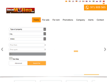 Tablet Screenshot of fincasmolina.com